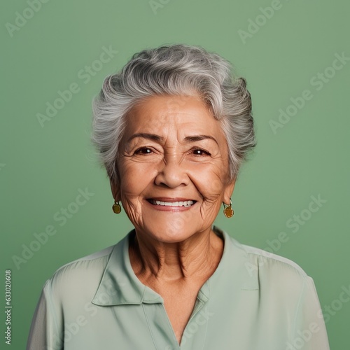 Portrait of a Mature Hispan...