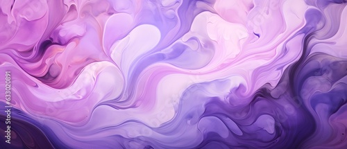 Abstract purple pink marble marbled ink painted painting texture colorful background banner, Color swirls painted splashes Generative AI