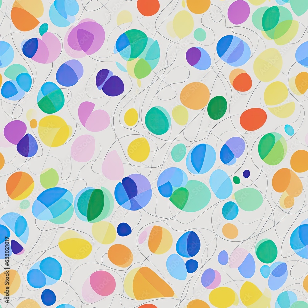 Abstract colored seamless pattern. AI generated. Abstract colored seamless pattern. AI generated.