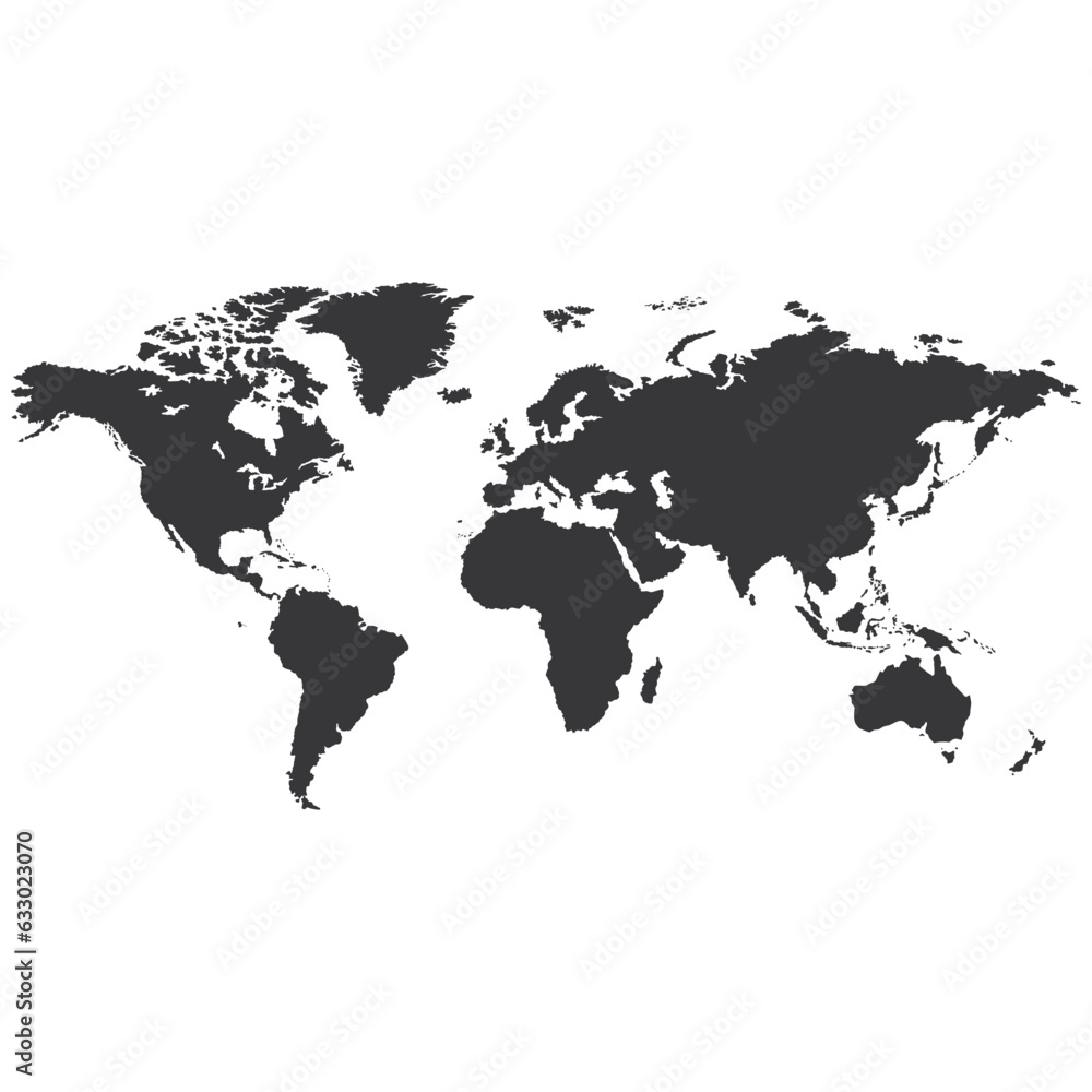 Fototapeta premium World Map Vector Illustration