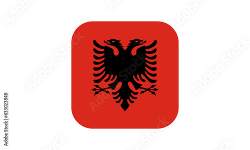 Albania flag vector image