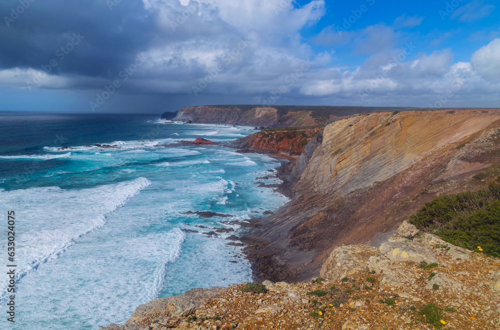 Obraz premium Cliffs in the Algarve West Coast