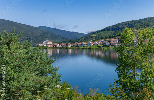 View of the lake Eugi in Pueblo de Eugi