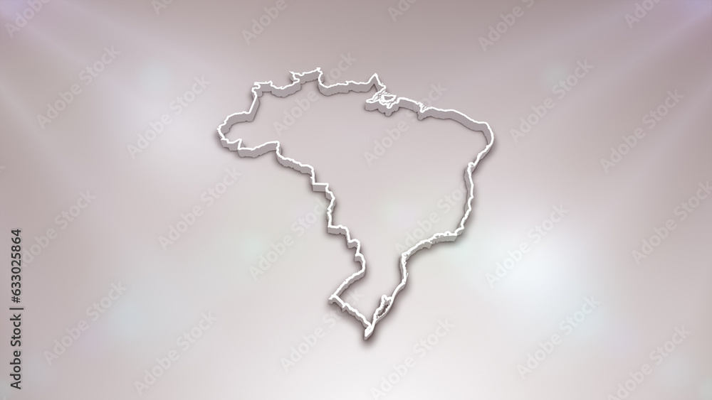 Brazil 3D Map on White Background,
Useful for Politics, Elections, Travel, News and Sports Events
Brazil 3D Map on White Background,
Useful for Politics, Elections, Travel, News and Sports Events