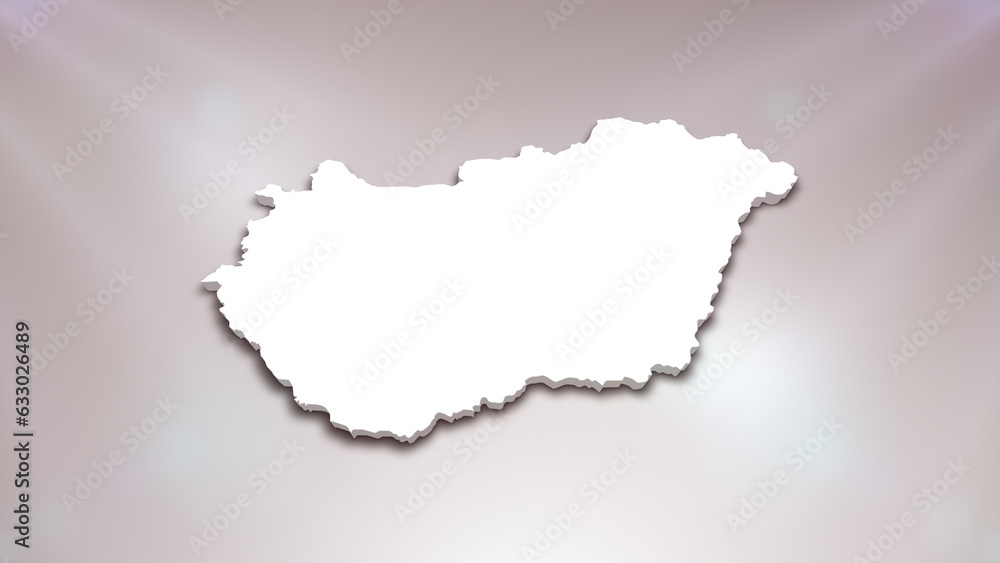 Hungary 3D Map on White Background,
Useful for Politics, Elections, Travel, News and Sports Events Hungary 3D Map on White Background,
Useful for Politics, Elections, Travel, News and Sports Events
