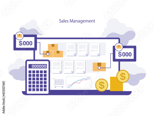 販売管理システムのイメージ