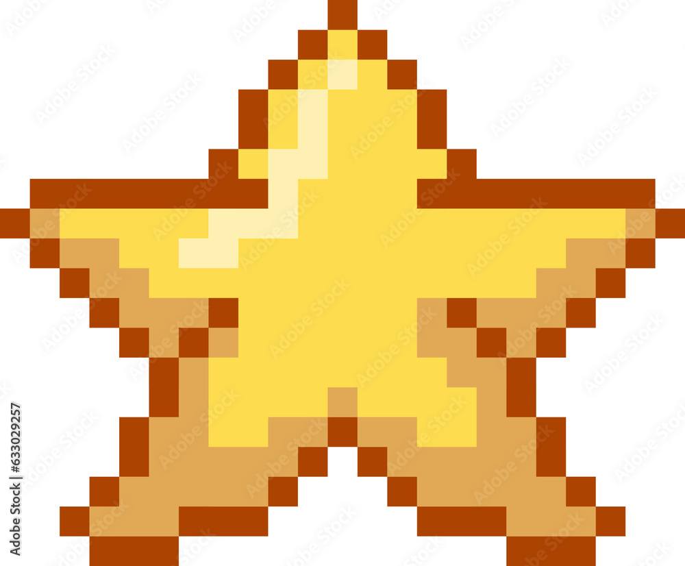 Obraz premium Pixel star