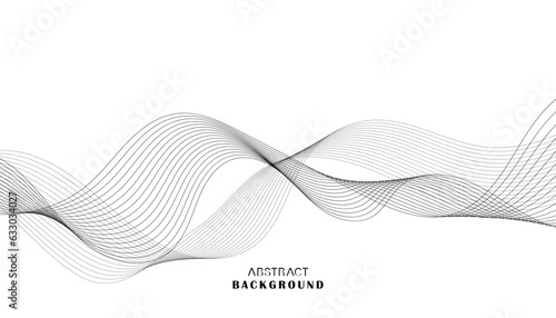 Abstract background with waves © VectorStockStuff