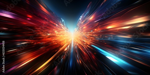 futuristic speed motion city space background
