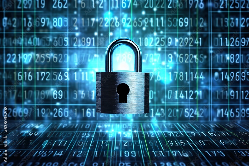 Internet Security,laptop on the screen lock. Cyber security, data protection concept, digital design. Internet Security,laptop on the screen lock. Cyber security, data protection concept, digital design.