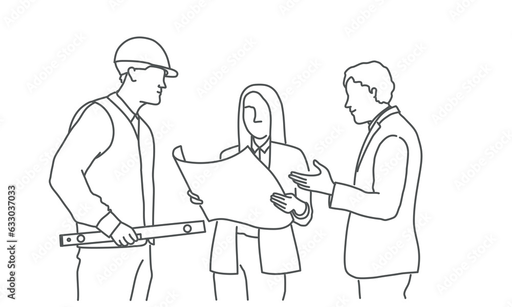 Project managers, and employees Project managers, and employees