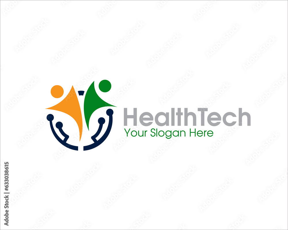 health tech logo designs for medical service and clinic health tech logo designs for medical service and clinic