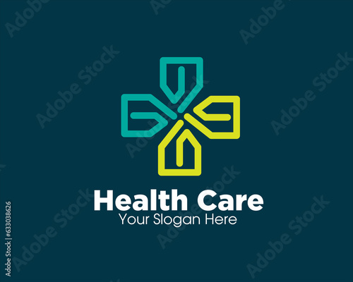 pulse health care logo designs simple modern for medical service
