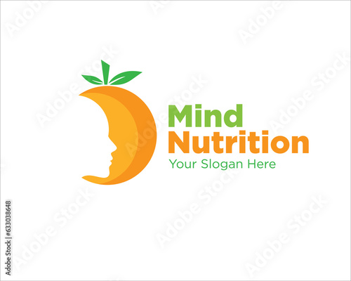 nutrition for mental health logo designs simple for medical service and clinic shop