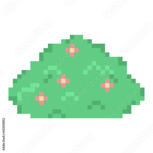 Nature pixel, tree flower element for game © LovelyGallery