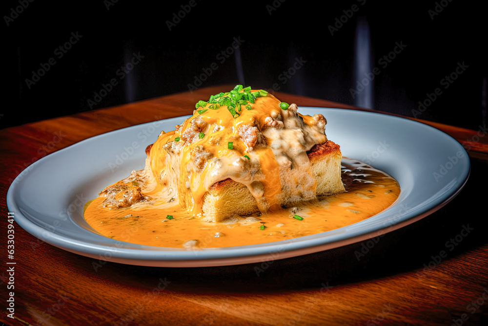 Delicious food on the table - Generative AI Delicious food on the table - Generative AI