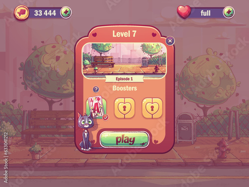 Solitaire travel - next level window match 3 game