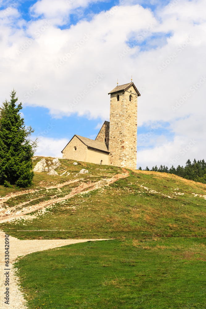 Old church on a mountainside