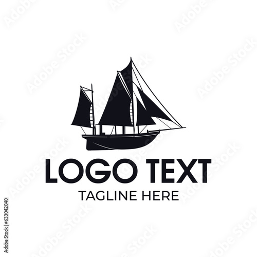 sailing boat logo design © Murtaza