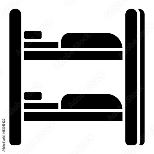 Premium download icon of bunk bed