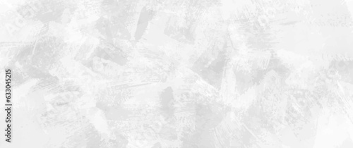 White and grey vector painted texture. Brush strokes. Hand drawn abstract vector illustration for background, cover design, interior decor, poster, cards. Template for design. 