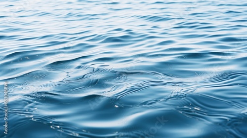 blue water surface. Generative AI