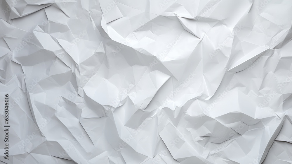 Obraz premium crumpled paper background. Generative AI