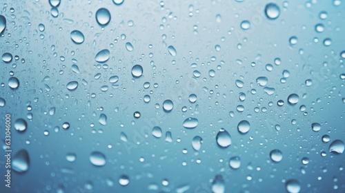 water drops on glass. Generative AI