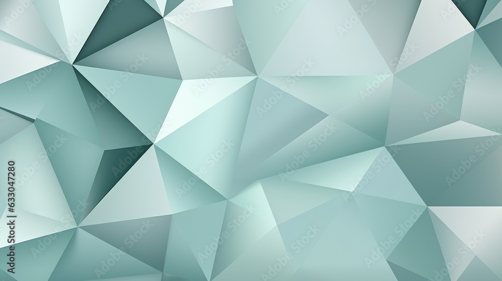 Fototapeta premium abstract background with triangles. Generative AI