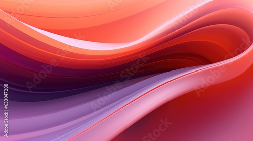 abstract red wave background. Generative AI