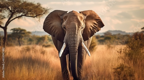 elephant in the african place. Generative AI