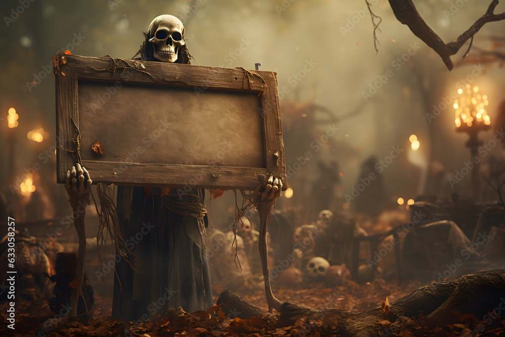 Fototapeta premium Halloween Einladung