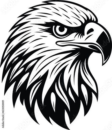 Eagle head vector illustration for t-shirt desigtn