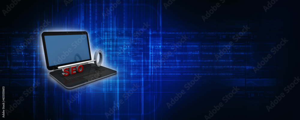 3d illustration search engine optimizer concept 3d illustration search engine optimizer concept