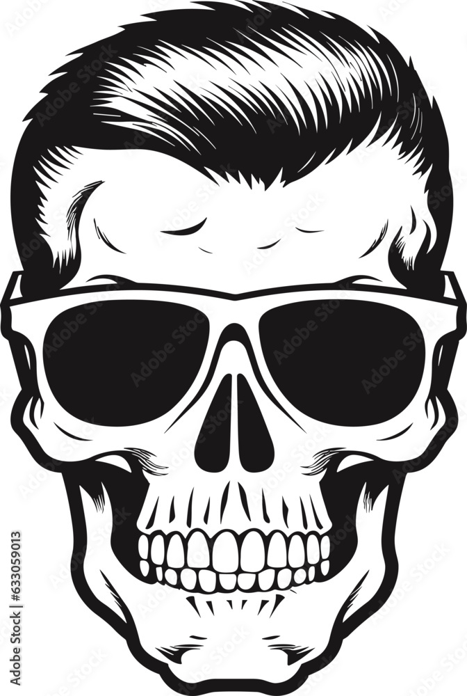 Skull illustration vector design for t shirt Skull illustration vector design for t shirt