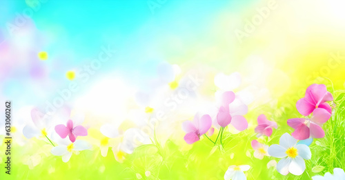 Art abstract spring background or summer background