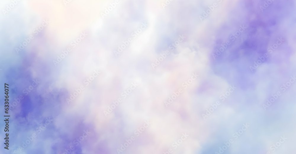 Purple Blue Watercolor Abstract Textures Background