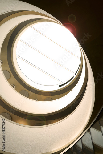 Low angle view of skylight at Blavatnik School of Government photo