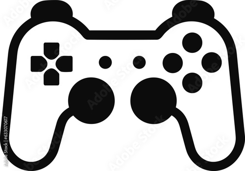 Video game controller vector illustration for t-shirt design