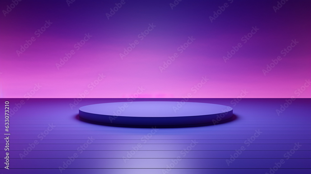 An empty vibrant violet background, radiating mystery, perfect for showcasing products and creating an enigmatic allure An empty vibrant violet background, radiating mystery, perfect for showcasing products and creating an enigmatic allure