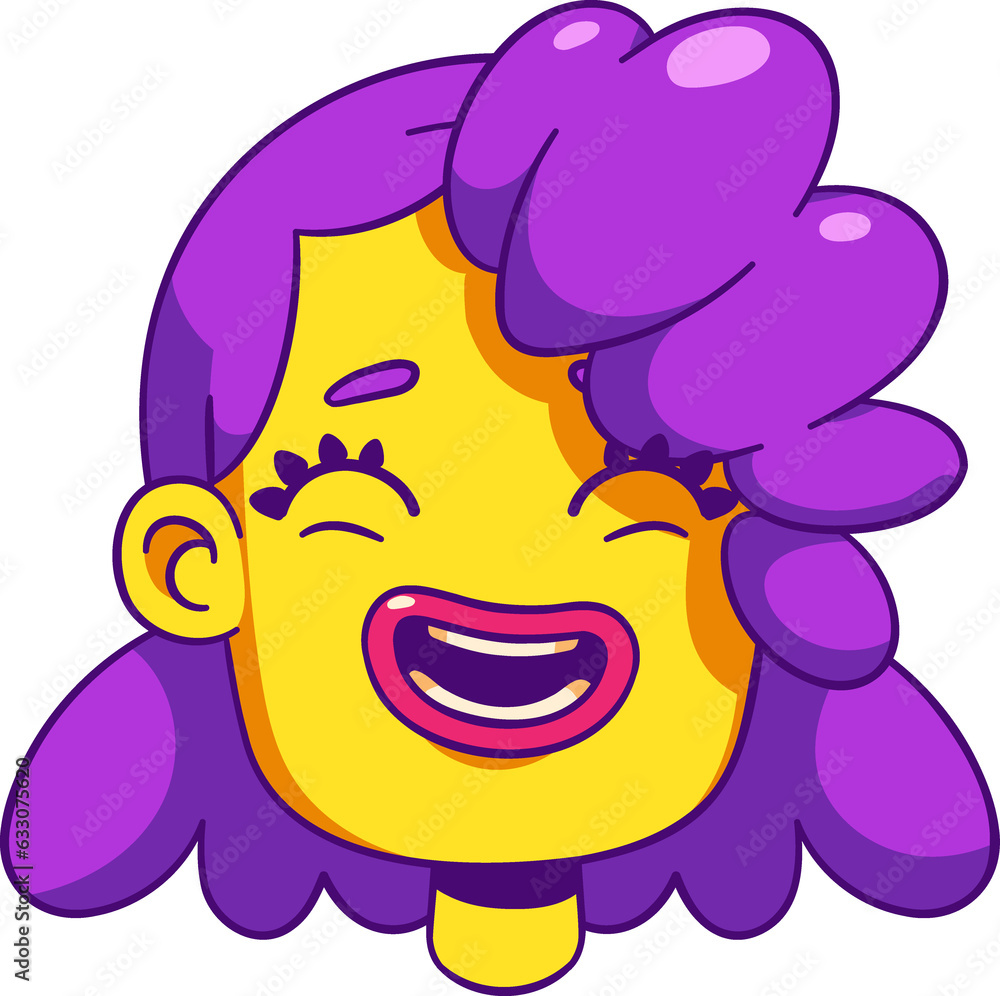 Smiling woman face Smiling woman face