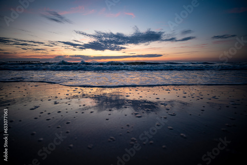 Zachód słońca nad Morzem Bałtyckim.Pogorzelica © Oktawian