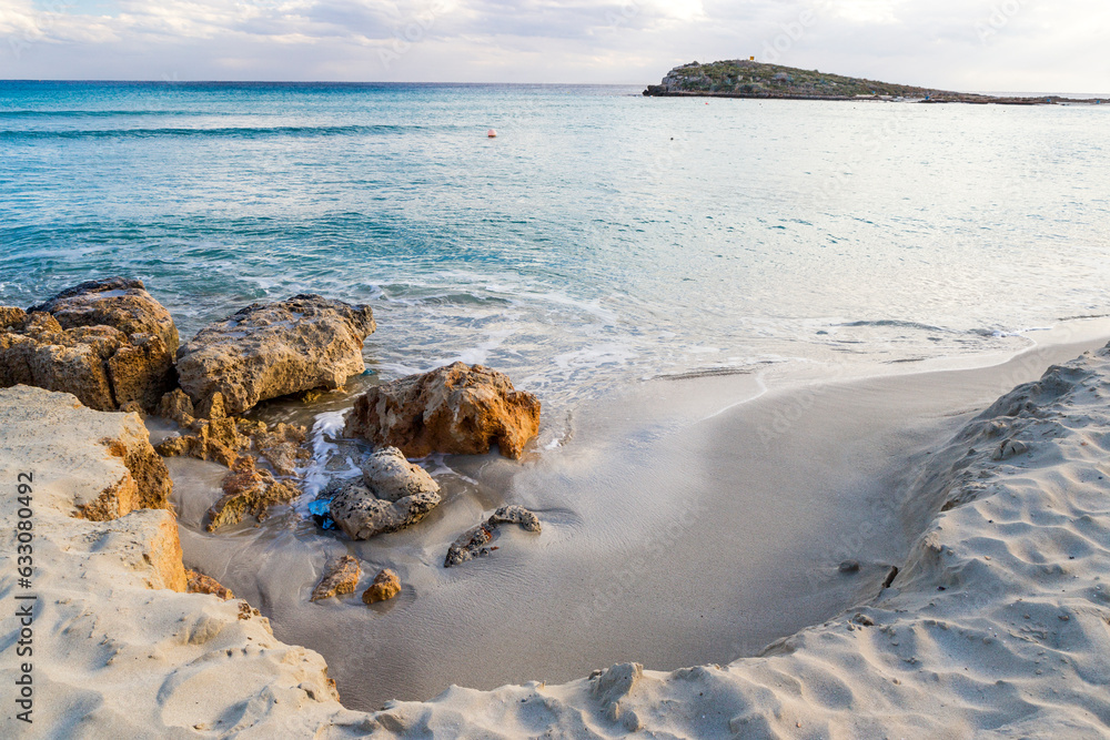 People standing in sea