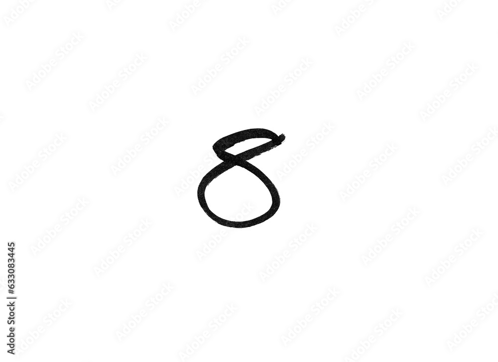Obraz premium marker letter isolated mark hand draw