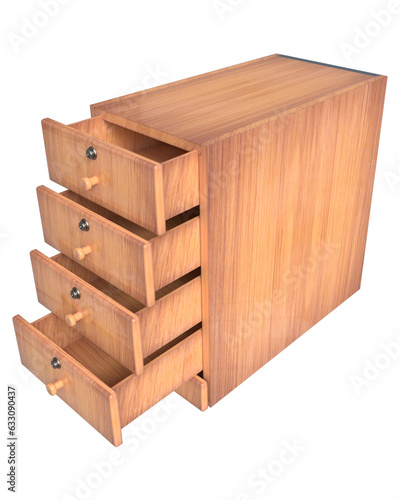 3d wooden file cabinet rendering, interior design concepts.   © Arifur Rahman Uzzal