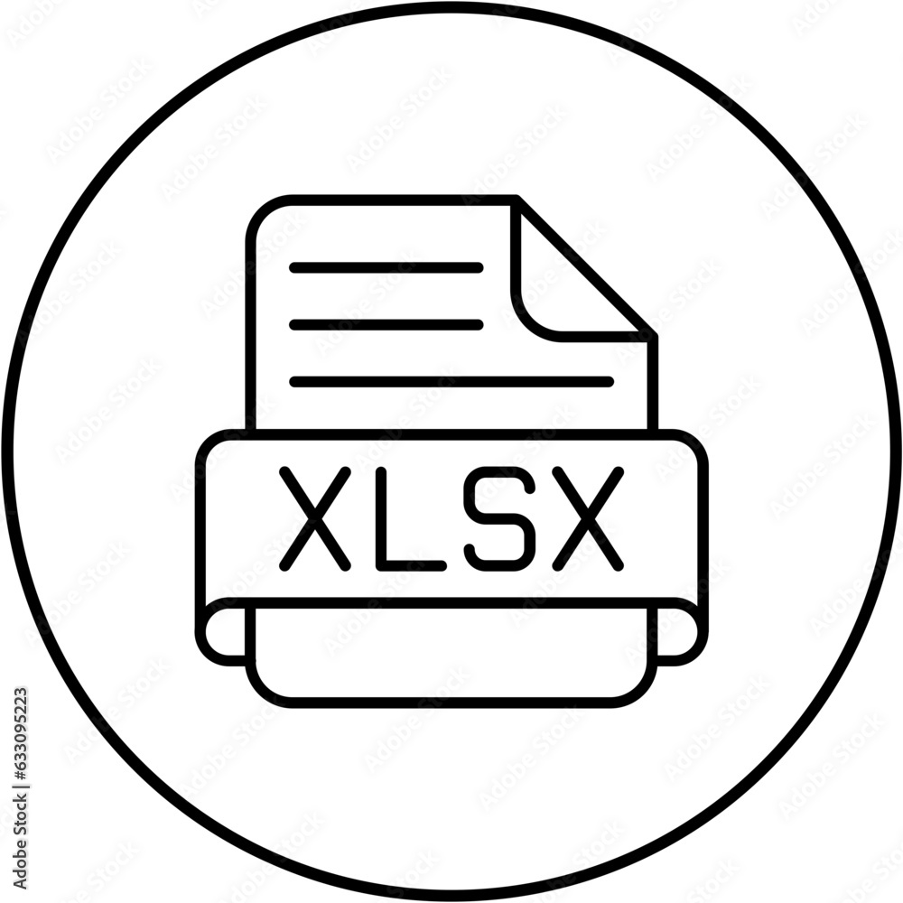 Xlsx Icon Xlsx Icon