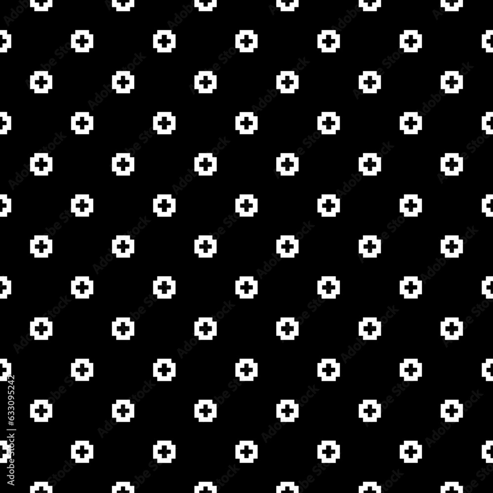 Black and white seamless pattern texture. Greyscale ornamental graphic design. Mosaic ornaments. Pattern template. Vector illustration. EPS10. Black and white seamless pattern texture. Greyscale ornamental graphic design. Mosaic ornaments. Pattern template. Vector illustration. EPS10.