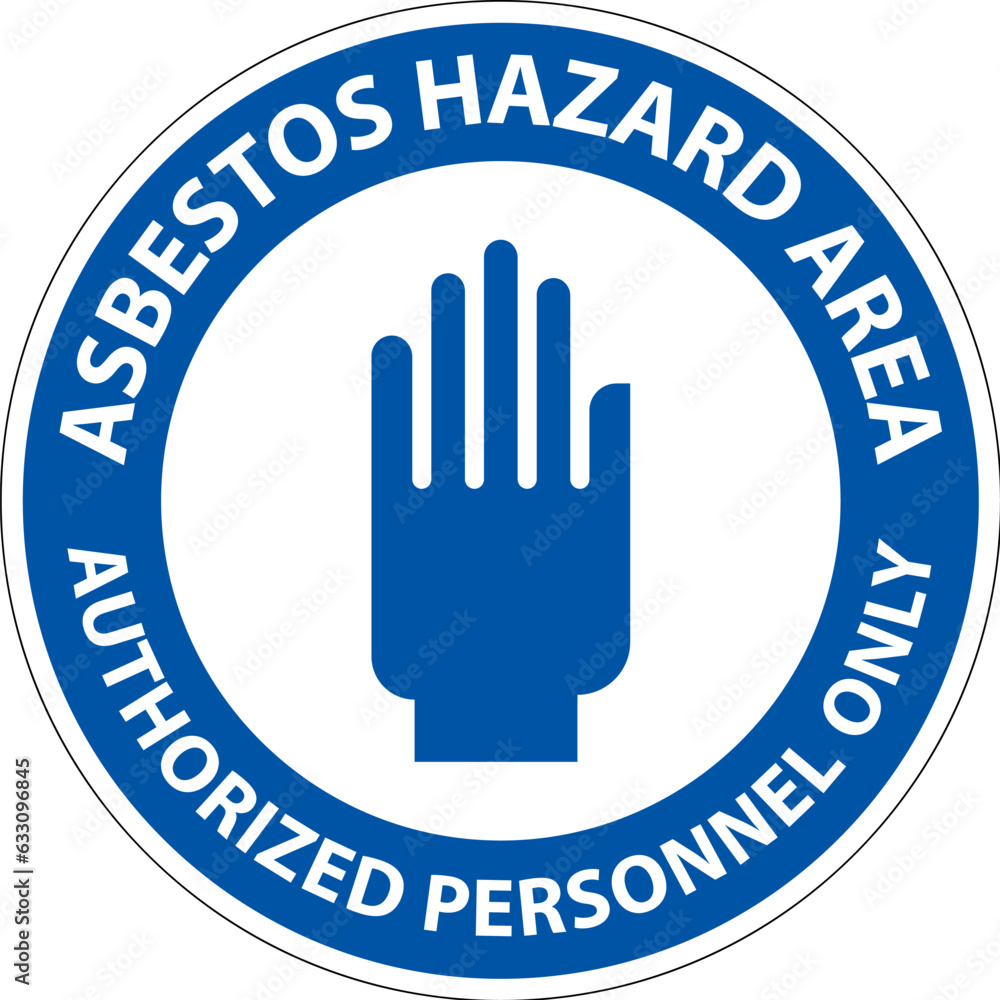 Asbestos Warning Signs Asbestos Hazard Area Authorized Personnel Only Asbestos Warning Signs Asbestos Hazard Area Authorized Personnel Only