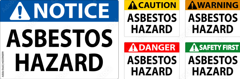 Asbestos Warning Signs Asbestos Hazard Area Authorized Personnel Only Asbestos Warning Signs Asbestos Hazard Area Authorized Personnel Only