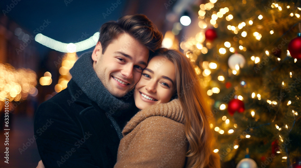 couple in the night romantic wallpaper together Christmas love couple in the night romantic wallpaper together Christmas love